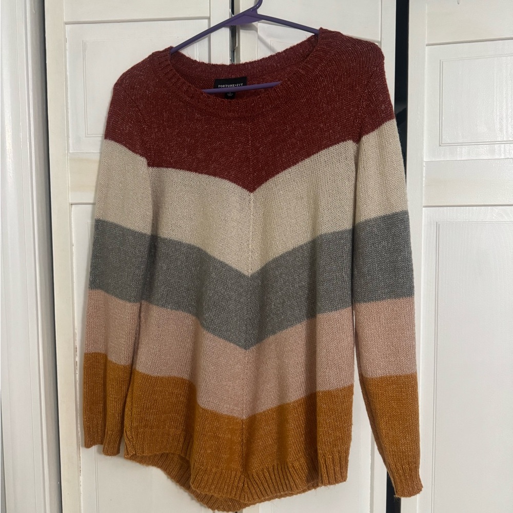 Colorful Striped Sweater
